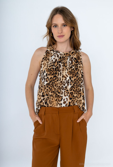 Wholesaler ISSYMA - Printed top attached in the back made in France