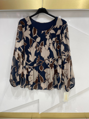 Wholesaler ISSYMA - Printed pleated top