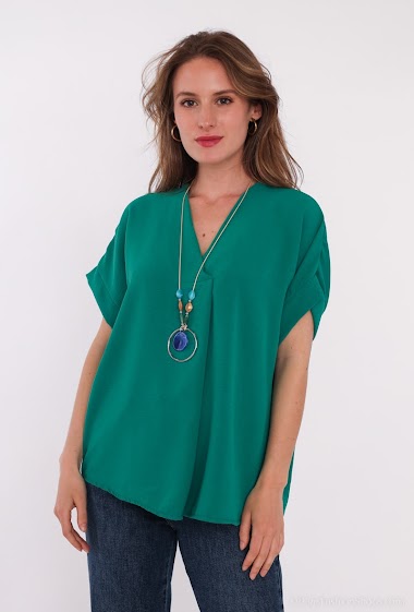 Grossiste ISSYMA - Top V avec collier