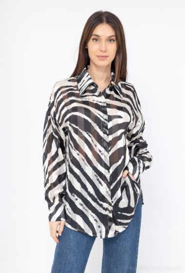 Wholesaler Ivivi - zebra print shirt