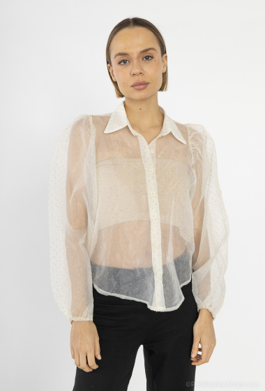 Wholesaler Ivivi - Diamond gauze shirt