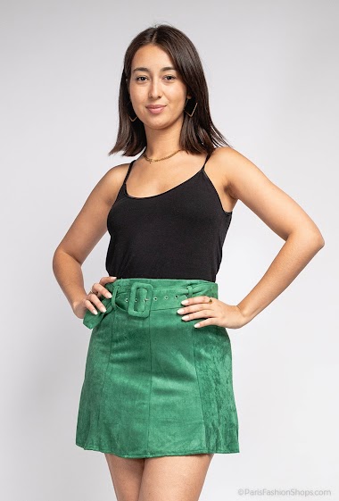 Wholesaler Ivivi - Faux suede skirt
