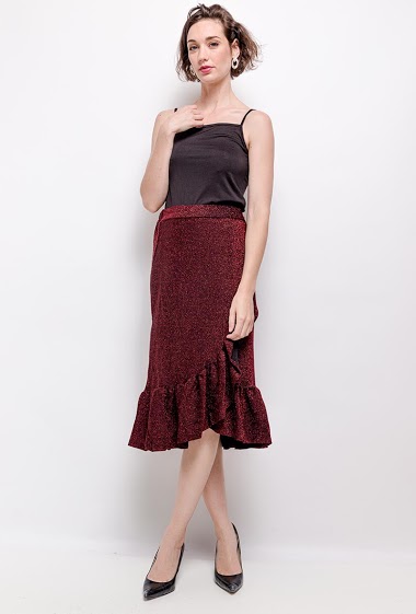 Wholesaler Ivivi - Shiny midi skirt