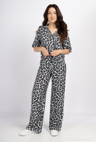 Wholesaler Ivivi - leopard print short sleeves