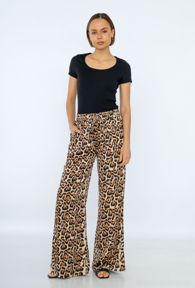 Grossiste Ivivi - pantalon à imprimé léopard
