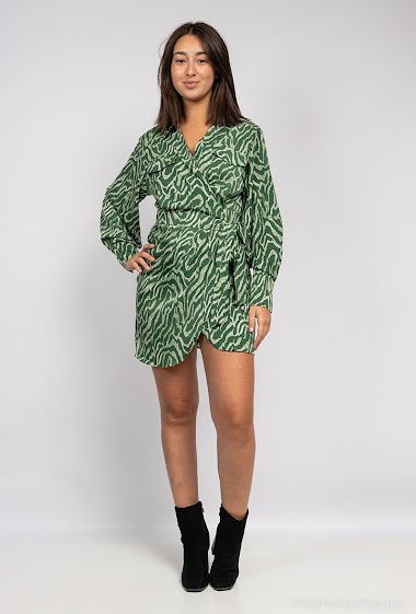 Wholesaler Ivivi - Dress with zebra print