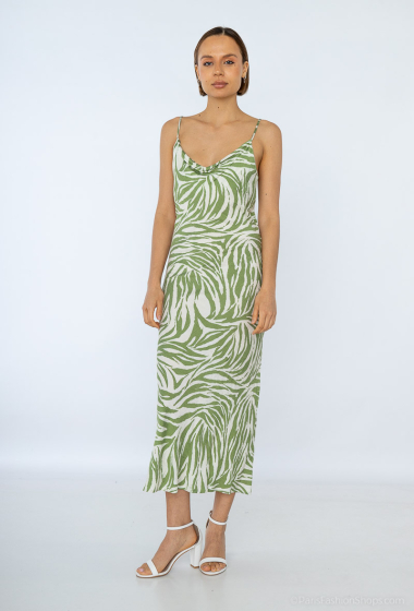 Wholesaler Ivivi - zebra print slip dress