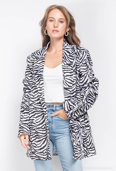 Wholesaler Ivivi - Zebra print jacket