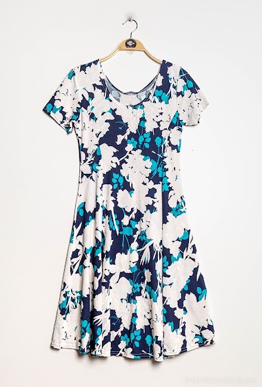 Wholesaler J & MY - Floral stretch dress