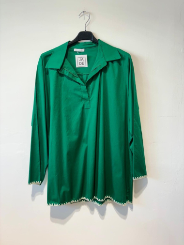 Wholesaler JADE - JADE COTTON POPLIN BLOUSE