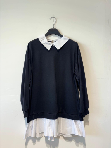 Wholesaler JADE - SWEATER CLAUDINE COLLAR