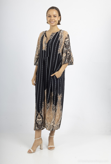Wholesaler JADE - printed bohemian dress