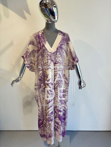 Wholesaler JADE - PRINTED VISCOSE DRESS