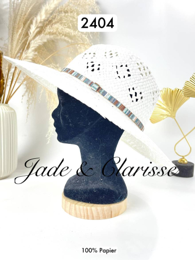 Grossiste Jade&Clarisse - CHAPEAU EN PAPIER BOHEME MILLA