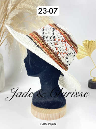 Wholesaler Jade&Clarisse - AMELIE BOHEME PAPER HAT