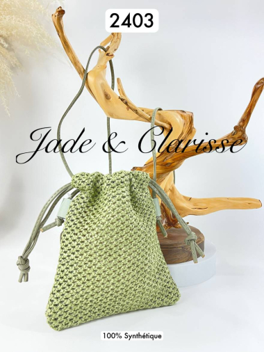 Wholesaler Jade&Clarisse - COUNTRY GLAM GLITTER PAPER BAG<