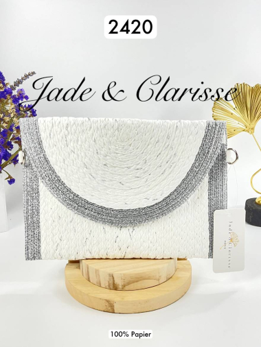 Wholesaler Jade&Clarisse - COUNTRY GLAM GLITTER PAPER BAG<