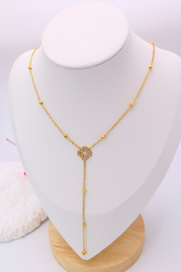 Wholesaler J'AIME GEMME - SETTED NECKLACE