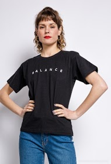 Grossiste Jayloucy - T-shirt avec imprimé balance