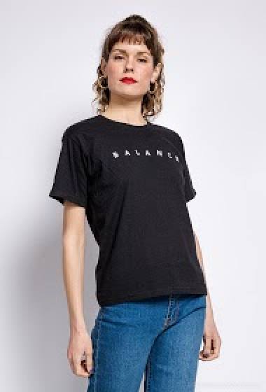 Wholesaler Jayloucy - T-shirt with print balance