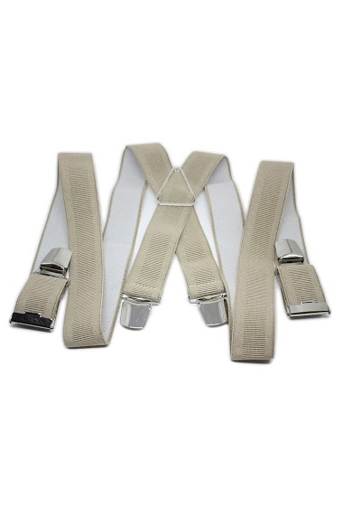 Großhändler JCL - Elastic suspenders "X" 35mm ajustable