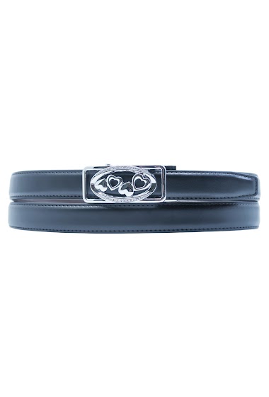 Großhändler JCL - Automatic belt without holes in genuine cow leather 22mm width CH11