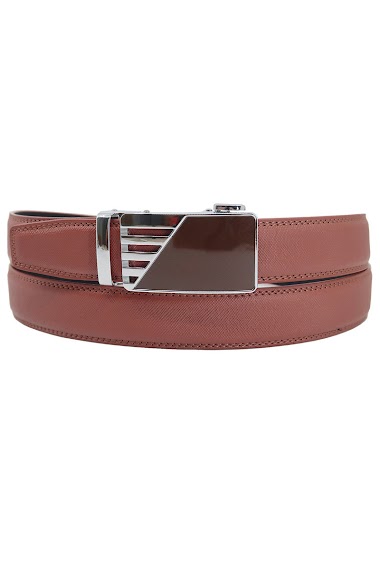 Mayorista JCL - Automatic belt without holes in genuine cow leather 30mm width