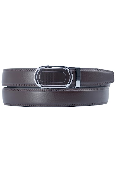 Wholesaler JCL - Automatic belt without holes in genuine cow leather 30mm width
