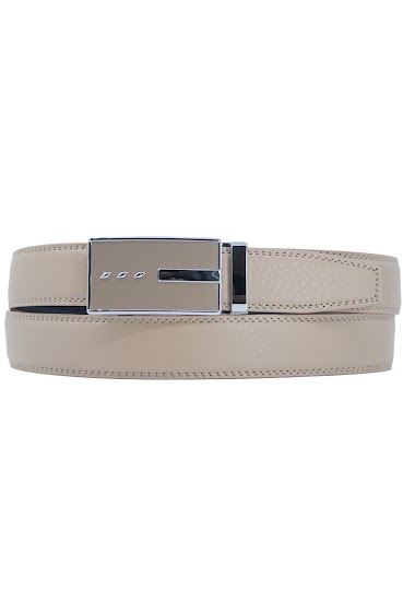 Wholesalers JCL - Automatic belt without holes in genuine cow leather 30mm width
