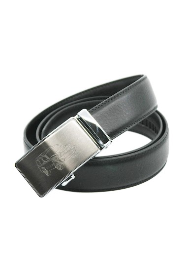 Automatic belt without holes in genuine cow leather 35mm width