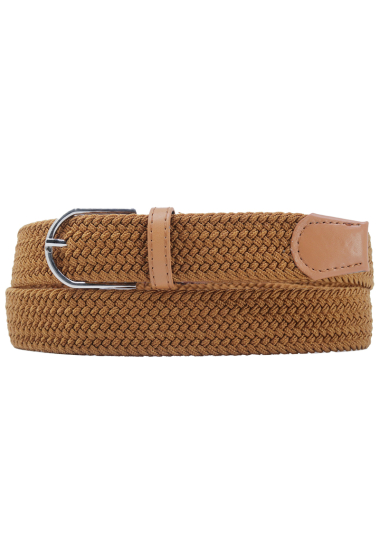 Wholesaler JCL - Braided elastic belt with PU tip