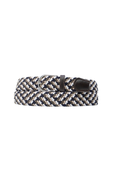 Wholesaler JCL - Multi-color braided elastic belt with PU tip