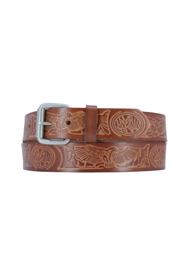 Wholesaler JCL - Buffalo leather belt width 4 cm