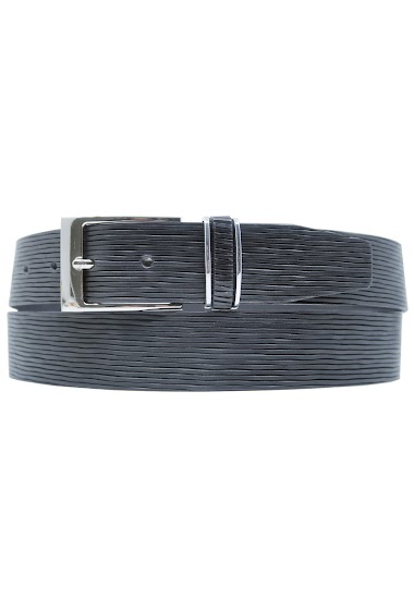 Großhändler JCL - Full grain leather belt made in Italy 35mm width ajustable.