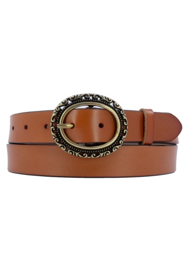 Wholesaler JCL - Women's belt with western style buckle width 35MM