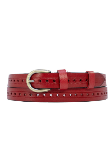 Wholesaler JCL - Women's belt with star hole width 25MM