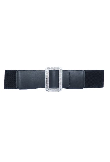 Wholesaler JCL - Elastic women belt with PU TIP
