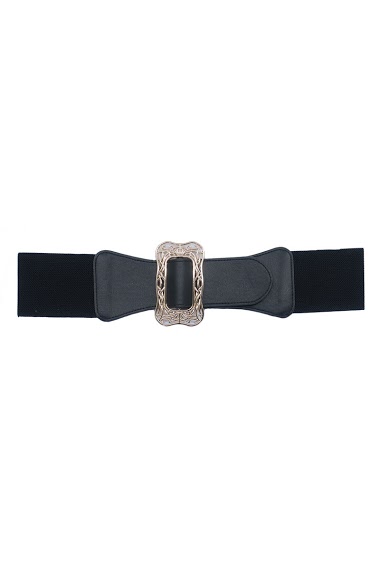 Wholesaler JCL - Woman's Elastic belt with PU tip.