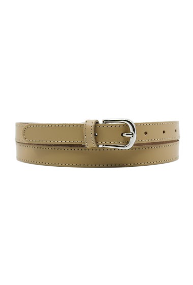 Wholesaler JCL - Cowhide split leather belt. 20 mm width