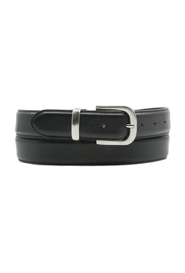 Wholesaler JCL - Men's Belt in full grain leather 35mm made in France