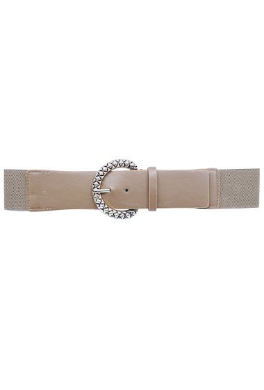 Wholesaler JCL - Elastique Women belt with gold buckle