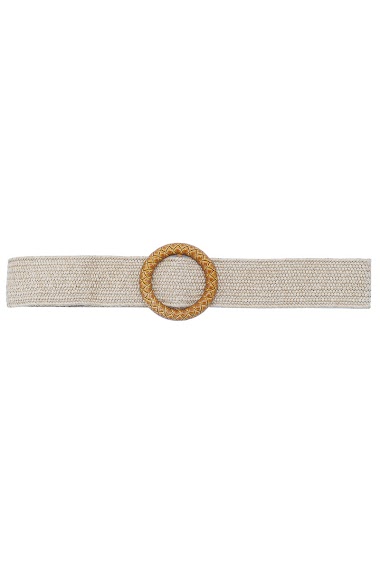 Großhändler JCL - Raffia straw elastic women belt