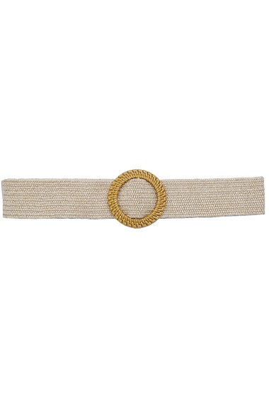 Wholesaler JCL - Raffia straw elastic women belt