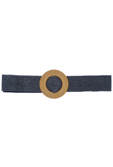 Großhändler JCL - Raffia straw elastic women belt