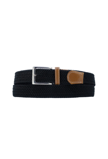 Wholesaler JCL - Elastic braided belt with synthetic tip 35mm