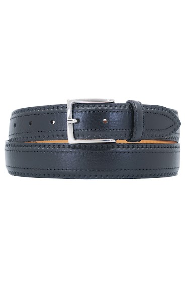 Belt in full grain leather 35mm made in italy ajustable