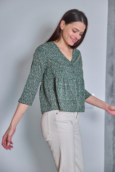Wholesaler JCL Paris - Patterned blouse