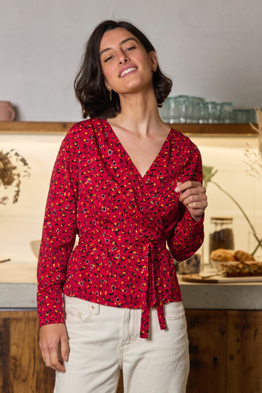 Wholesaler JCL Paris - Heart print blouse