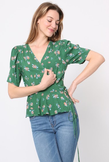 Großhändler JCL Paris - Wrap blouse