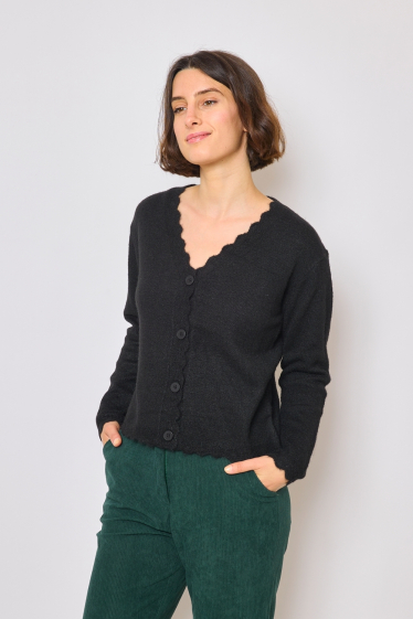 Wholesaler JCL Paris - Short knitted cardigan